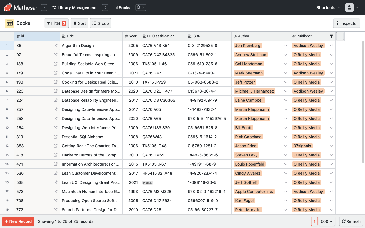 Quickly enter and analyze
your data – in one open source interface